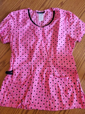 polka dot scrub top