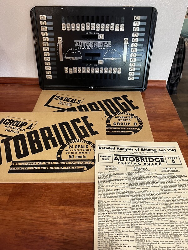 Vintage General Electric Auto Bridge Board Textolight Playing Sheets Paperwork