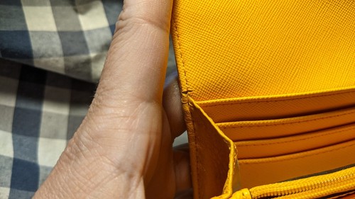Michael Kors Fulton Damen-Geldbörse Continental Sungelb Kieselleder - Bild 9 von 23
