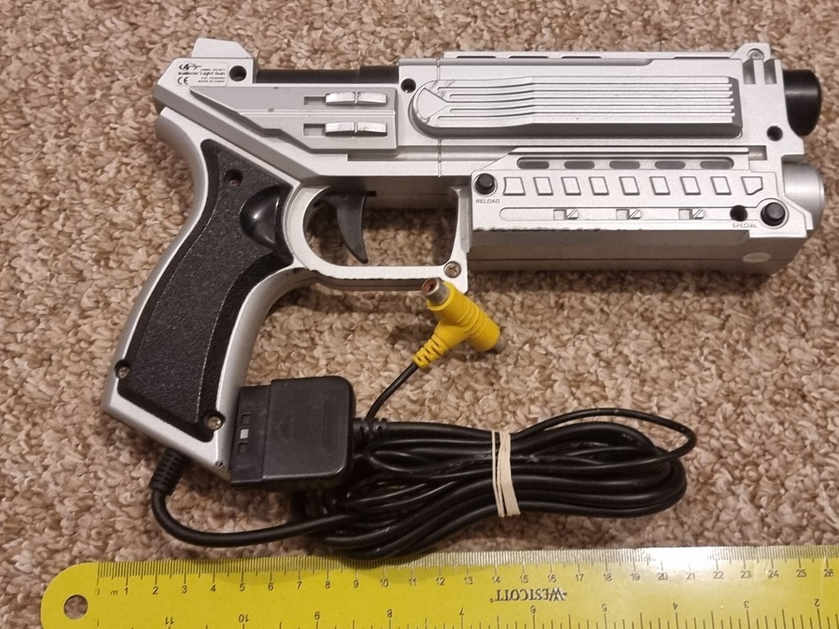 SONY PLAYSTATION 1 2 PS1 PS2 LIGHT GUN PISTOL BLASTER G-Con