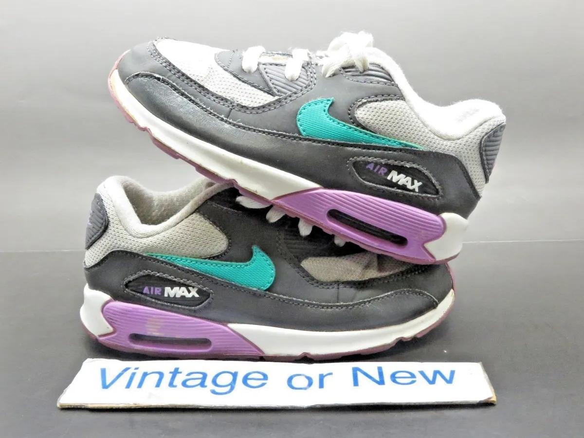 Nike Air Max &#039;90 Teal Purple Toddler 408112-014 sz 9C | eBay