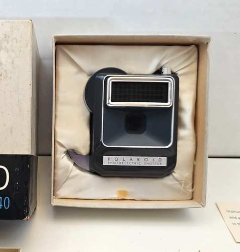 POLAROID CAMERA PHOTOELECTRIC SHUTTER #440 - ELECTRIC EYE- Box ,Manual, Bag - Picture 4 of 10