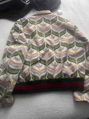 Gucci x adidas Trefoil Print Jacket Size 56 Xxl | eBay