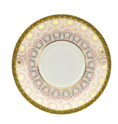 Rosenthal Meets Versace Byzantine Dreams Low Pink 6 1/3 '' Saucer T3007