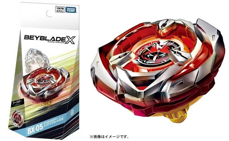 NEW Takara Tomy Beyblade X BX-05 Booster Wizard Arrow 4-80B