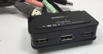 STARTECH.COM SV211DPUA 2 PORT USB DISPLAYPORT CABLE KVM SWITCH | eBay