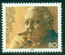 GERMANY SCOTT # 1498, LUDWIG ERHARD, MINT, OG, NH, GREAT PRICE!