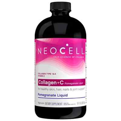 NeoCell, Kollagen + C Granatapfelflüssigkeit, 4 g, (473 ml)