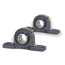 [2-Pack] UCP209-26 Cast Iron Pillow Block Bearing Housed Unit [1-5/8 in Bore]