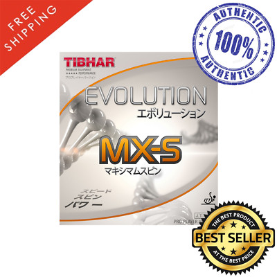 Tibhar Evolution MX-S Table Tennis & Ping Pong Rubber, Ships in 10 Business Days