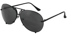 Men or Women OVERSIZED CLASSIC VINTAGE RETRO DESIGN Style SUNGLASSES Gold Frame
