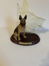 Bradford exchange 2003 faithful friend German Shepherd figurine