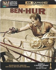 Ben-Hur 4k UHD, 1959 Limited steelbook rare OOP