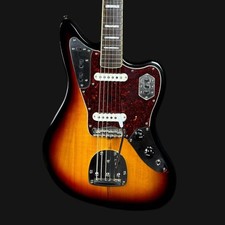 Squier Classic Vibe 70s Jaguar Electric Guitar, 3-Color Sunburst, LF
