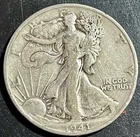 1941-S  50C Walking Liberty Half Dollar. 90% Silver.   2049￼