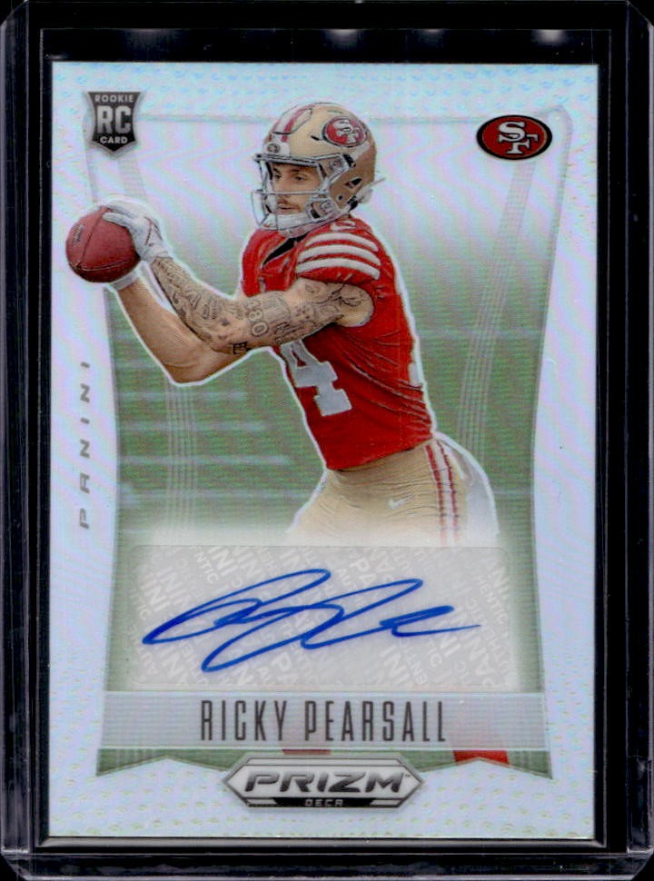 2024 Prizm Deca Ricky Pearsall Signatures RC Silver Auto #S-RPL 49ers