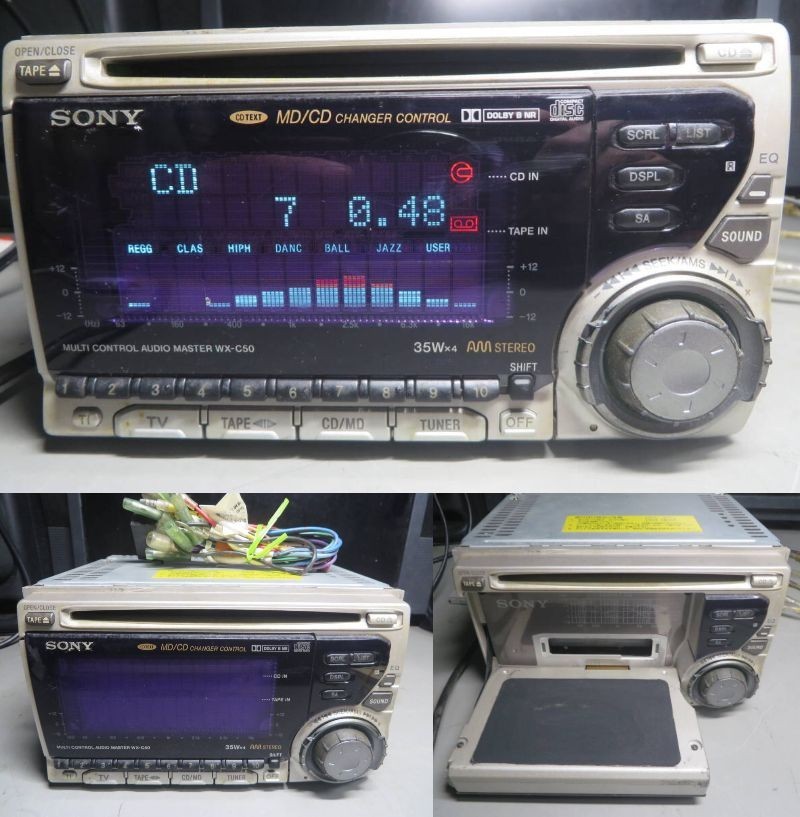 Sony WX-C50 Cassette CD Player Radio Car Stereo Deck Audio