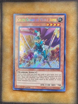 Yugioh Celtic Guard of Noble Arms MVP1-ENS48 Secret Rare 1st Ed NM