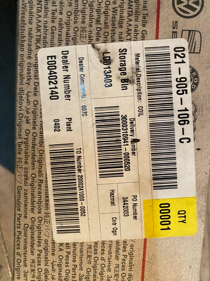 Bobina de encendido Volkswagen of America 0219106C - Bobina de encendido Foto 3 de 4