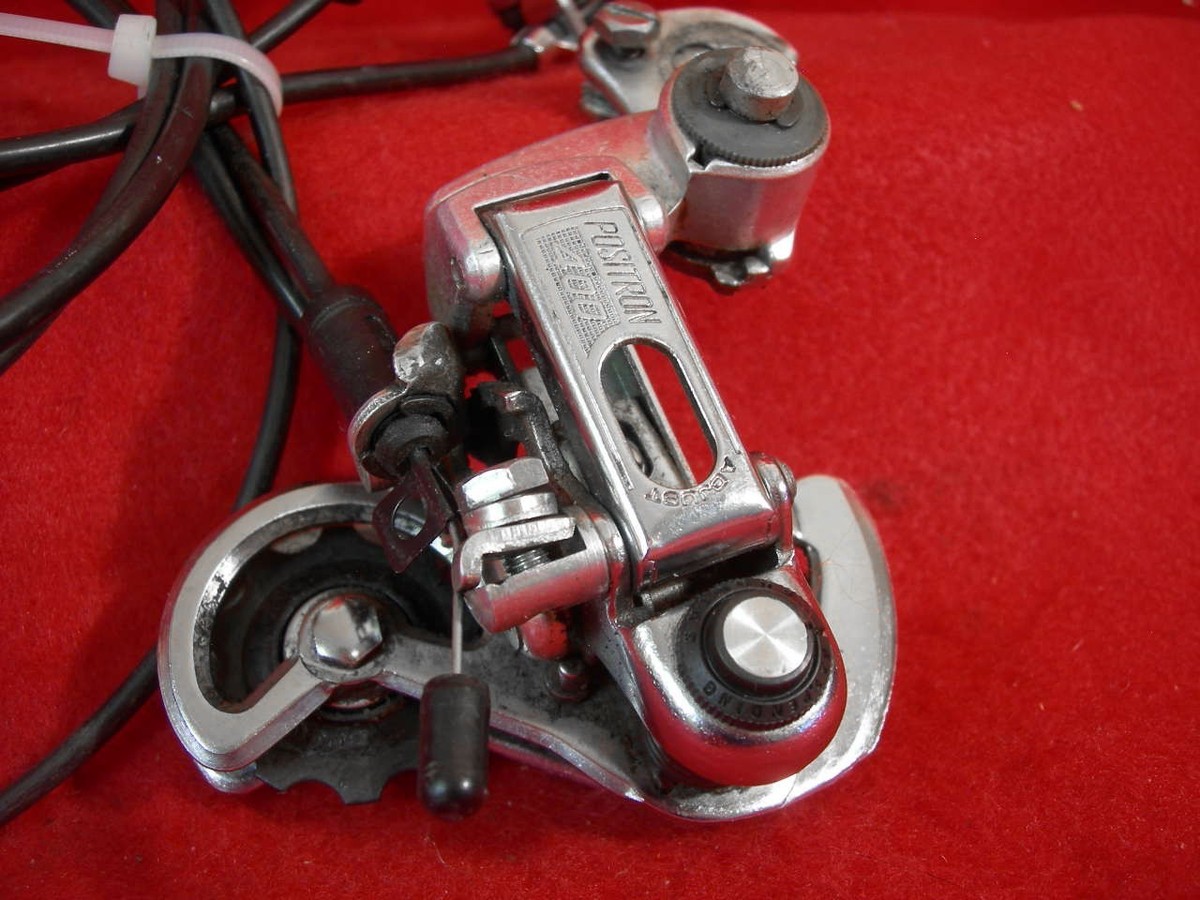 Shimano Positron 400 Rear Derailleur Short Cage+ Shifters + Cables