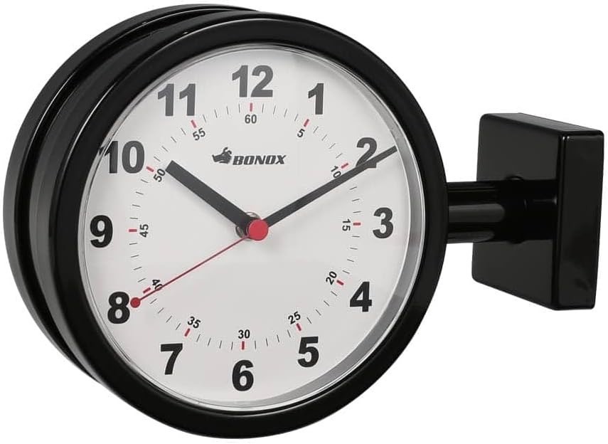 DULTON Bonox Double Face Wall Clock 170D Circle Black S624-659BK NEW JAPAN