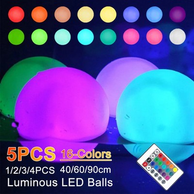 Schwimmende Pool Leuchte 16 Farben Wasserdicht Sommer Party Ball