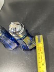 Rare Imperial Glass Ohio Old Williamsburg Deep Blue Ultra Salt & Pepper Shakers — photo 10