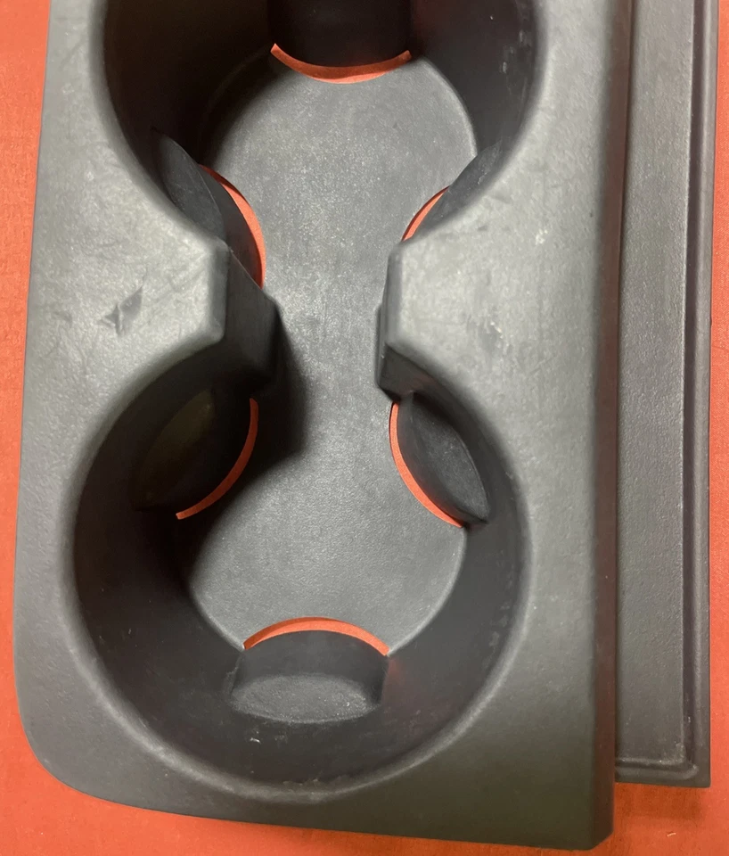 Dodge Durango Chrysler Aspen 2004-2009 portavasos inserto trasero segunda fila asiento negro Foto 4 de 4