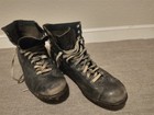 HYDE antique leather men’s 10 High top football Steel cleats / Shoe Vintage — photo 2