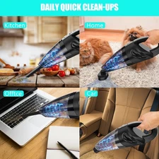 Modern Cordless Car Vacuum Cleaner 10000Pa Wet Dry Mini Handheld w/ HEPA & Tools