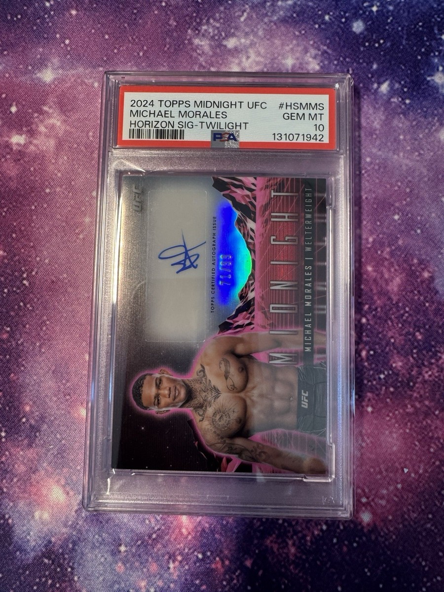2024 Topps Midnight UFC -Michael Morales #HS-MMS Twilight /99 auto