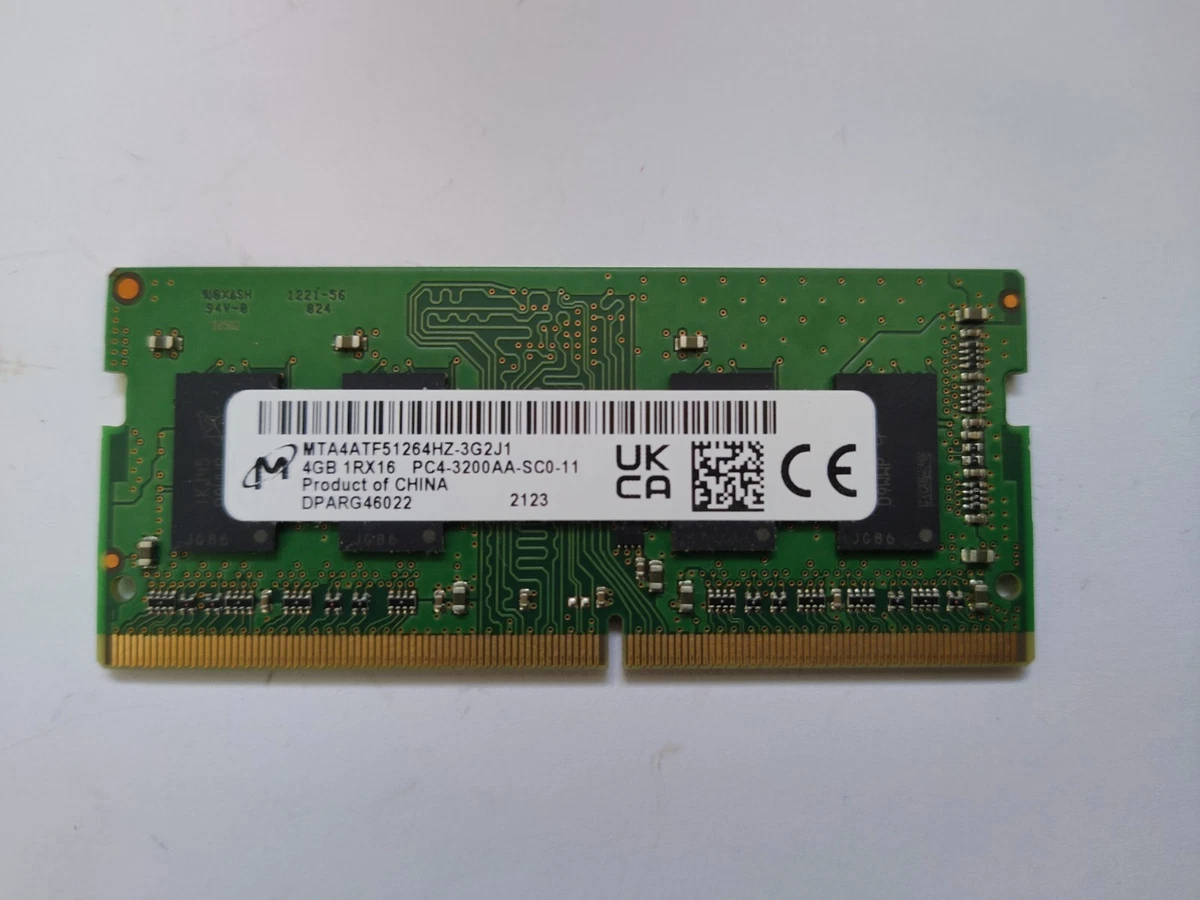 Micron DDR4 SDRAM 4 GB Total Capacity Memory (RAM) for sale | eBay