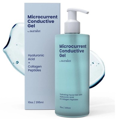 10Oz Conductive Gel for Microcurrent Devices - Collagen Peptides & Hyaluronic...