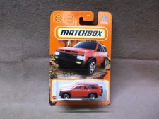 MATCHBOX 2024 #54 RED 85 1985 NISSAN PATHFINDER 4X4 SUV OFF ROAD MUD SNOW TRAIL