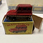 Lesney Matchbox - Red Snow-Trac - 1 Side Broken Treads - #35 + Original Box