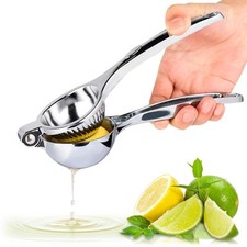 Stainless Steel Lemon Squeezer 8.3" x 2.6" Lime Squeezer Heavy-Duty, Ergo...