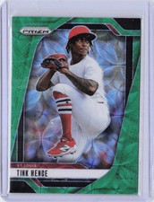 2025 Panini Prizm - Green Scope Prizms #168 - Tink Hence-SN 65/75 - St. Louis