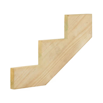 #ad 3 Step Ground Contact Pressure Treated Pine Stair Stringer $22.86