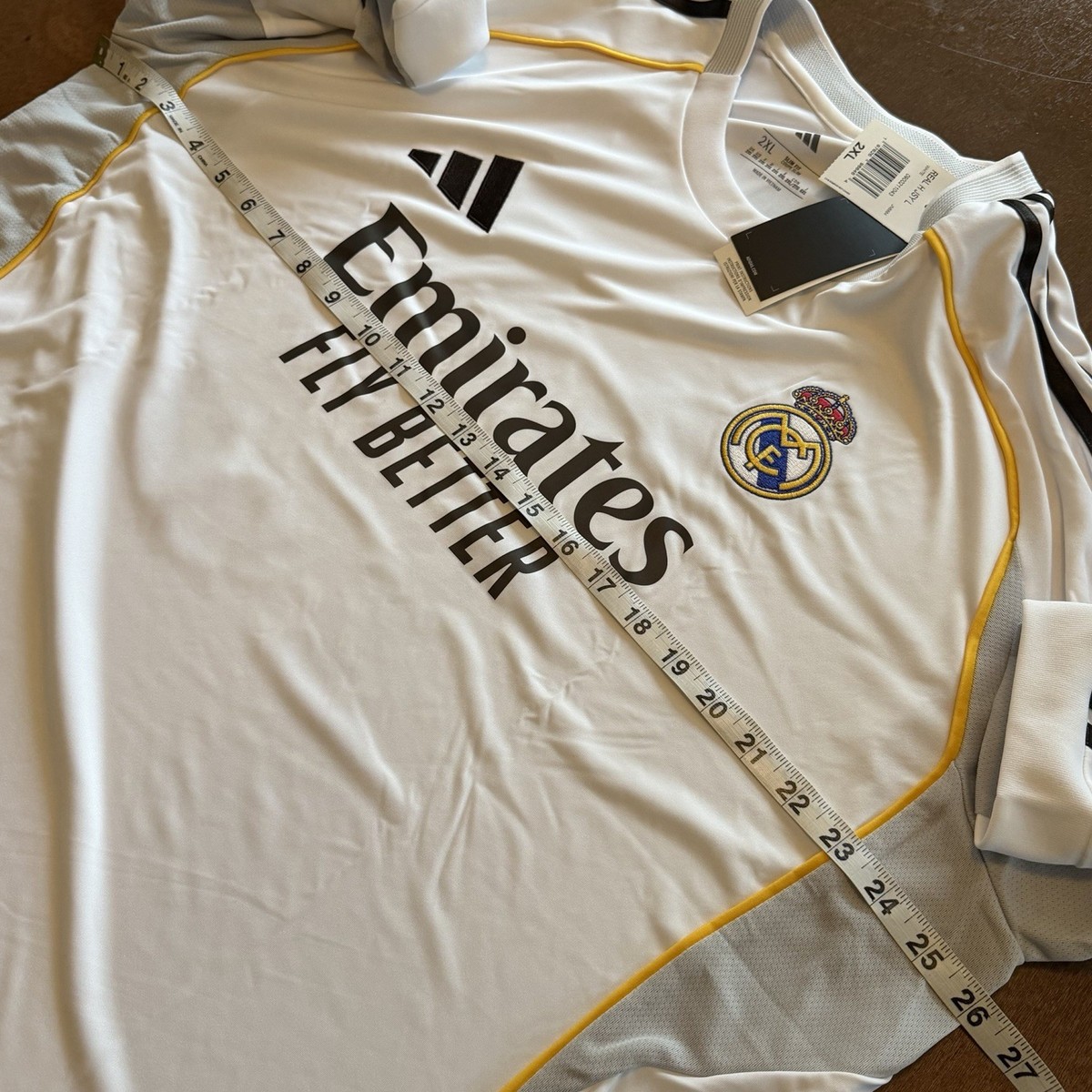 adidas Real Madrid 25/26 Home Jersey MBAPPE #10 Long Sleeve JN8884