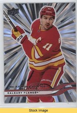 2025-26 Upper Deck Series 1 Outburst Mikael Backlund #22 READ 0lj9