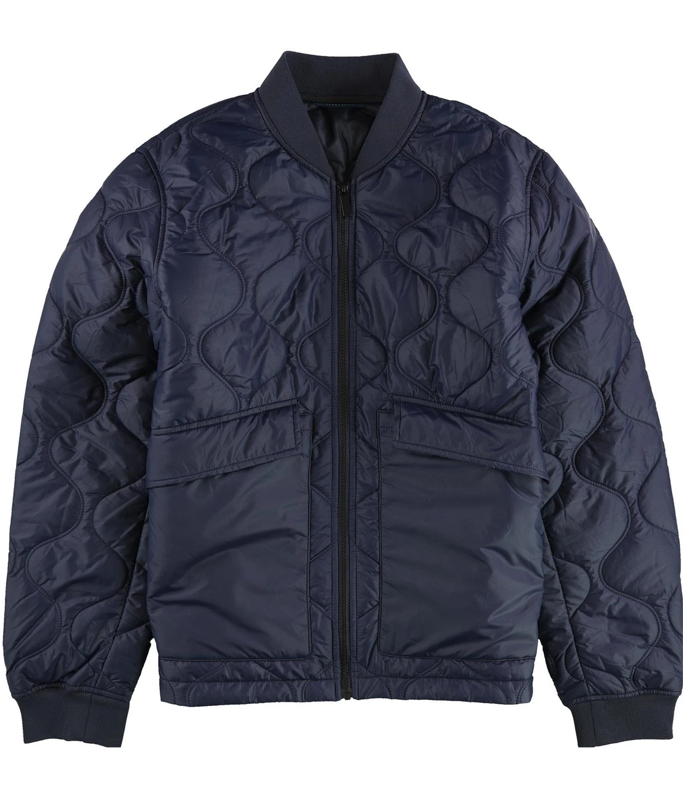 Perry Ellis Mens Shadow Onion Quilted Puffer Jacket