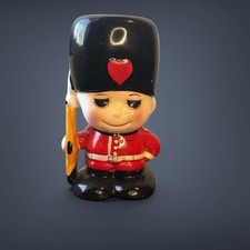 1960s Ceramic Queens Guard Piggy Bank, Britis...