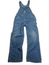 Liberty Bib Overalls Mens 32 30 Faded Light Blue Work Denim Vintage Mens Small