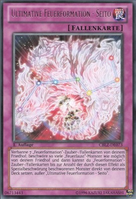 YuGiOh Ultimative Feuerformation - Seito CBLZ-DE073 Rare Excellent unl.