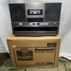 Vtg Panasonic SG-J500 AM FM Radio Cassette Record Player Boombox Portable Works