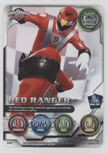 2013 Power Rangers Collectible Card Game RPM Red Ranger #079 0z0y | eBay