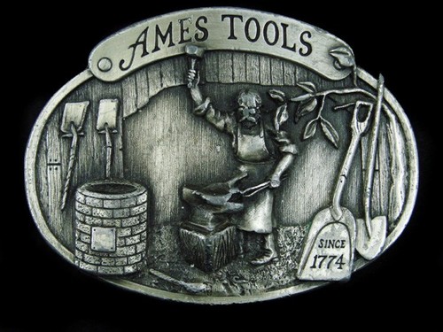 SF11133 VINTAGE 1981 **AMES TOOLS** COMMEMORATIVE LIMITED EDITION BELT BUCKLE