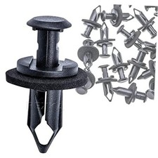 20pcs 8mm Hole Fender Liner Bumper Cover Grille Rocker Molding Retainer Clips
