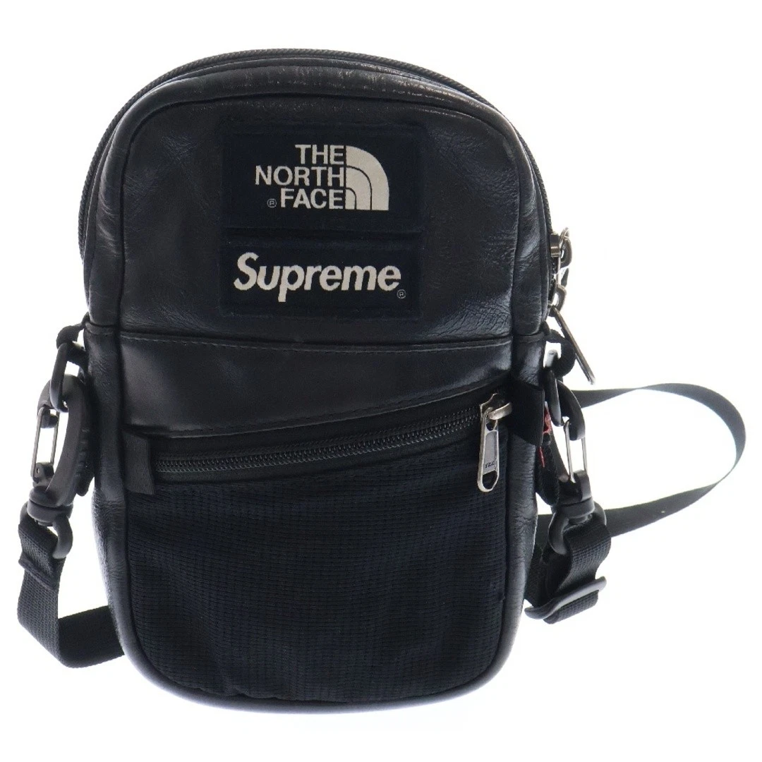 SAC BANDOULIÈRE SUPREME 18AW x THE NORTH FACE LERTHER CUIR NOIR NF0A3KYS Occasion d