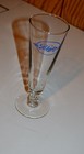 BLATZ BEER PILSENER GLASS RARE BLUE ACL — photo 1